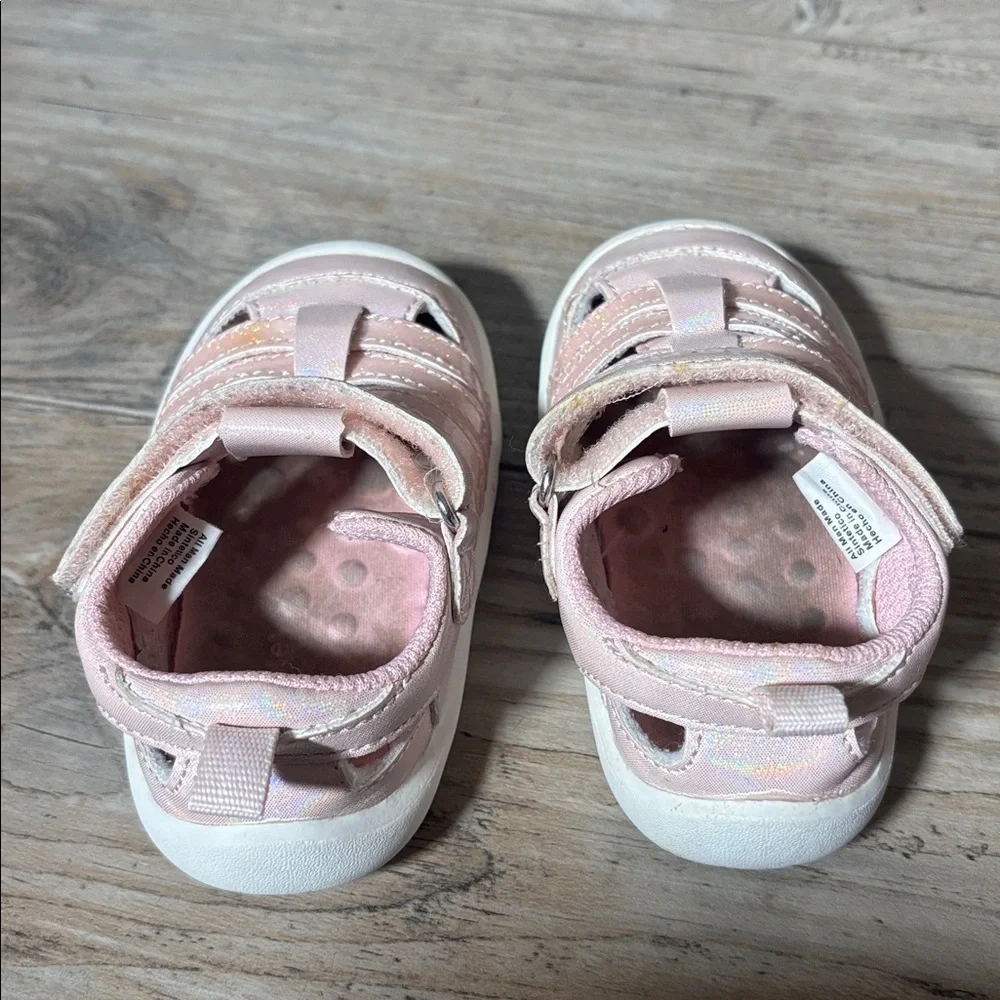 Stride Rite Blush Baby Walker Shoes Size 4